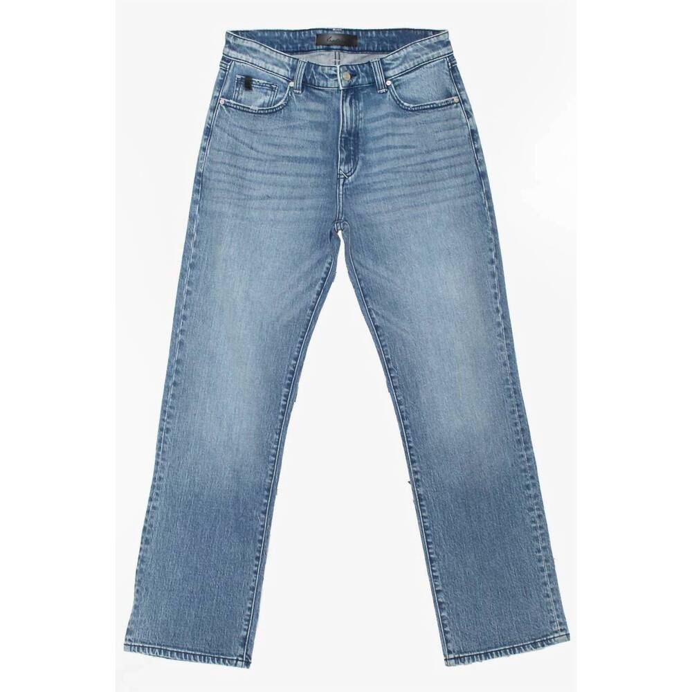 NEW KANCAN men's straight jean in stonewash